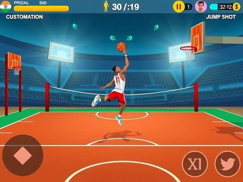 Jump Shot Fury India character customization options